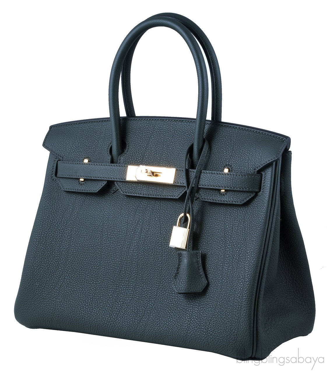Birkin 30 Vert Fonce Togo