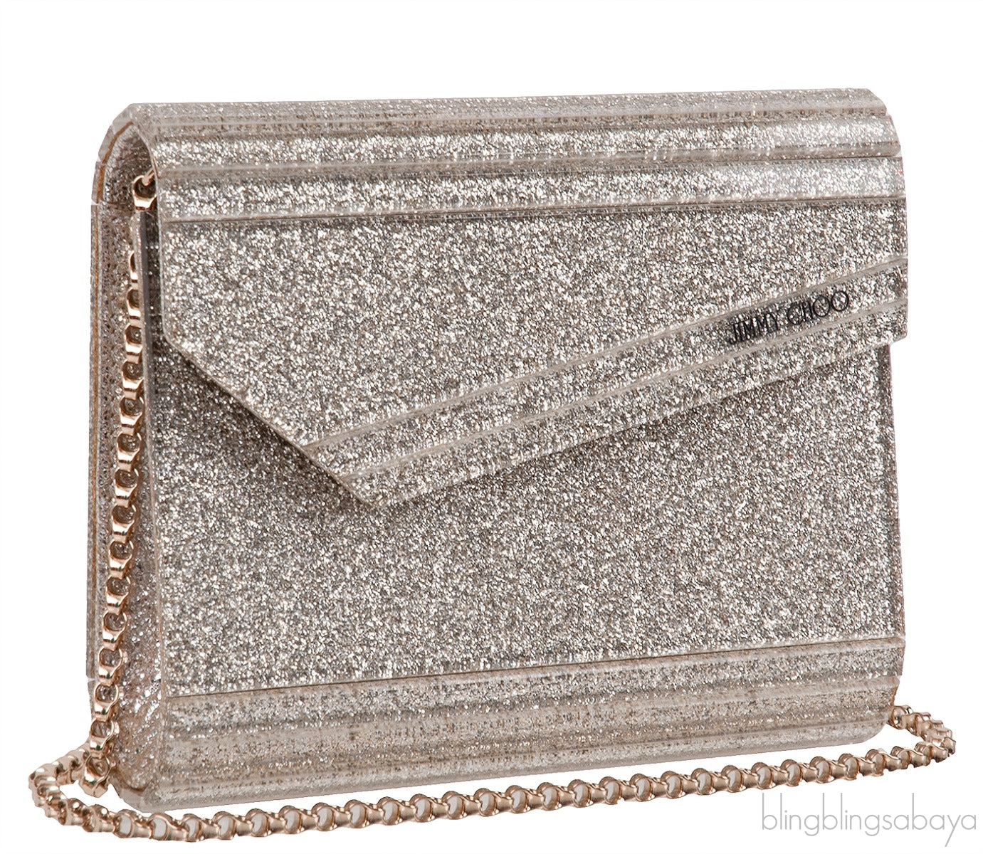 Candy Silver Glitter Acrylic Clutch Bag
