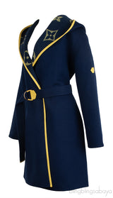 Louis Vuitton Blue Wool Coat