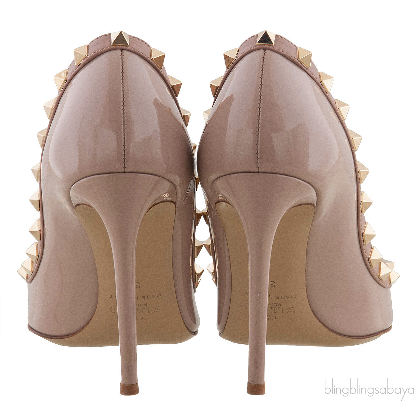 Pastel Beige Rockstud Pump