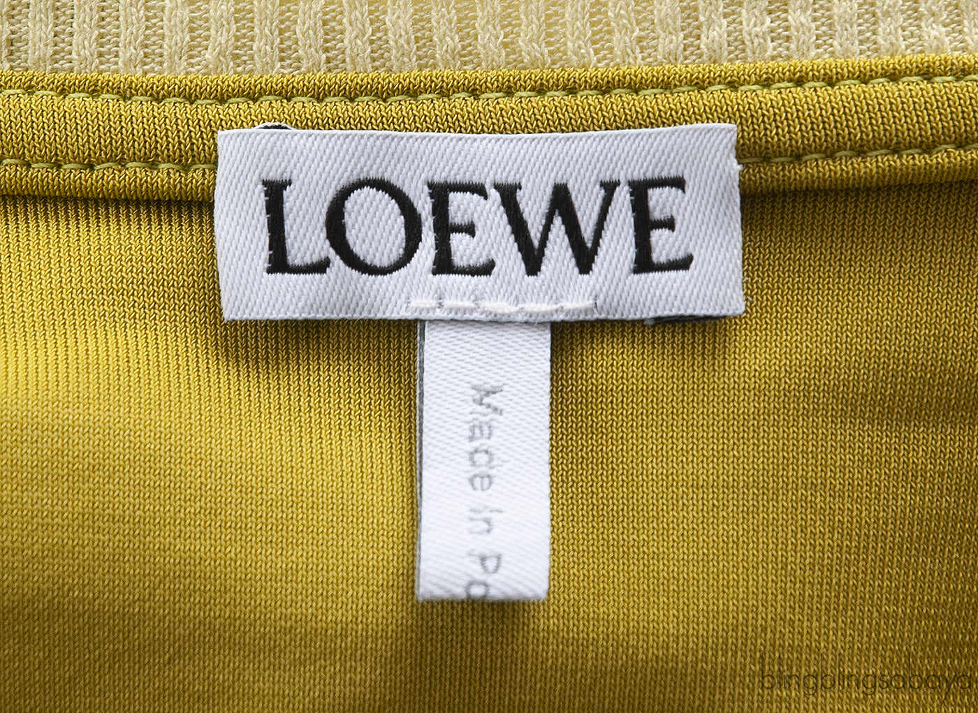 Loewe Trompe L\'Oeli Amarillo Stretch Tube Maxi Dress