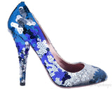 Multi-color Sequins Pump