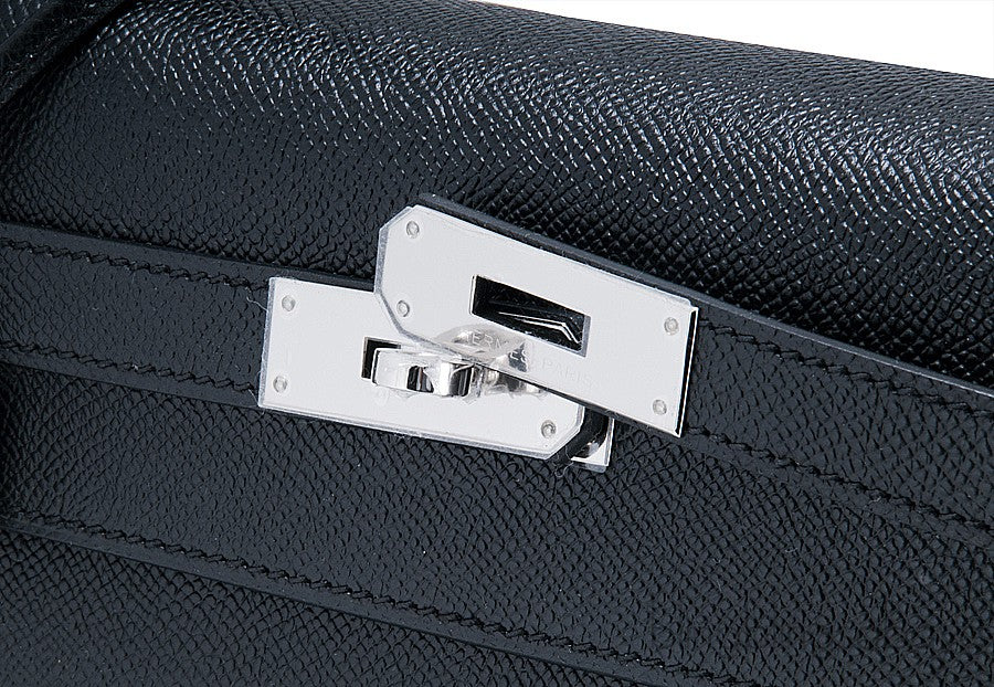 Kelly 32 Black Sellier Epsom