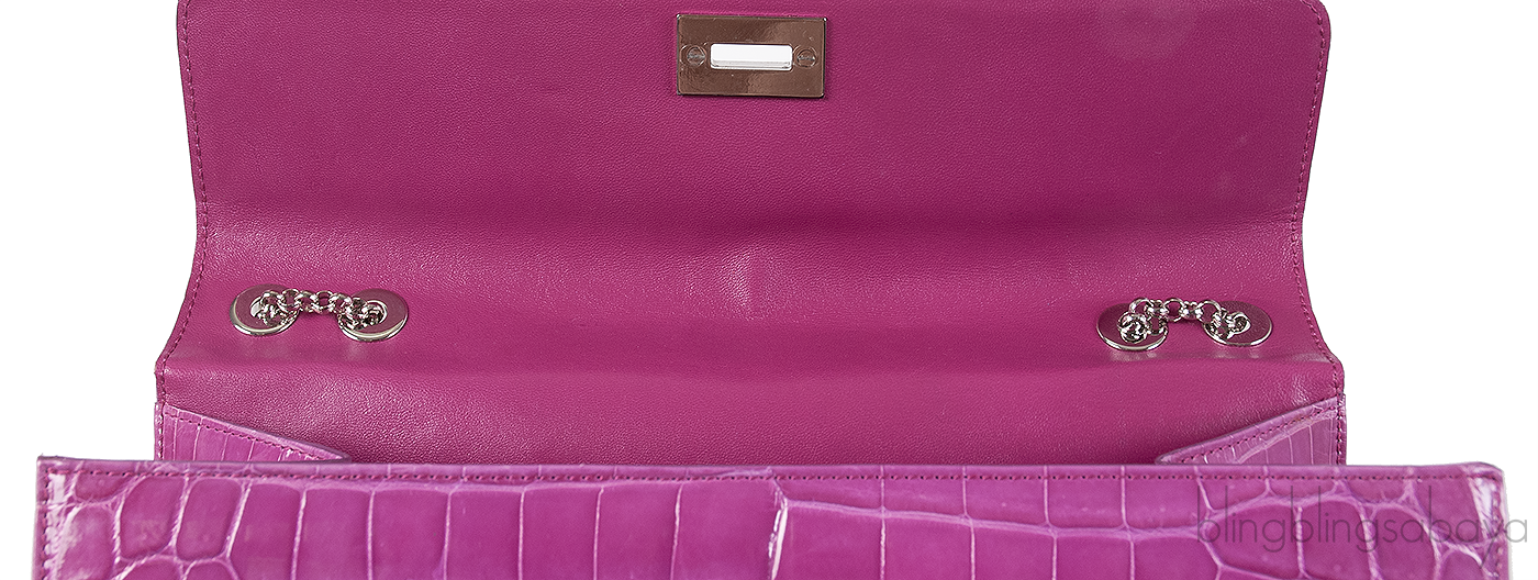 Tiffany & Co. Purple Cornelia Crocodile Shoulder Bag
