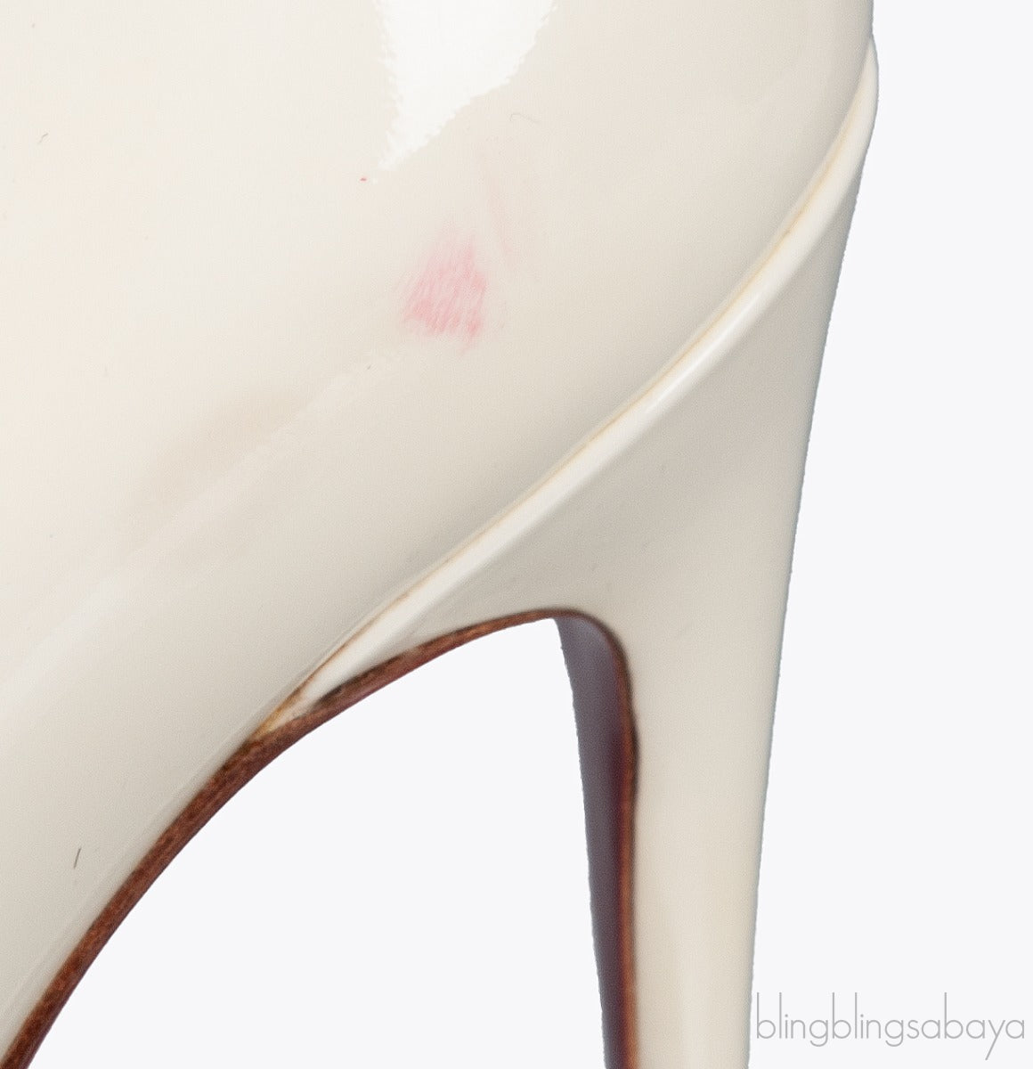 Off-white Patent Pigalle Pump