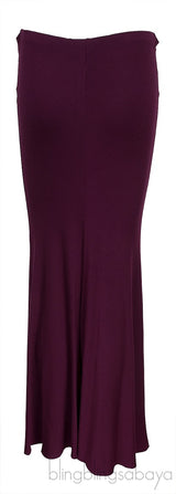 Burgundy Maxi Skirt
