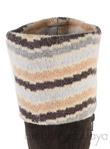 Suede Leather Boots Brown