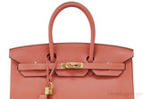 Birkin 35 Rose Tea Taurillon Clem.