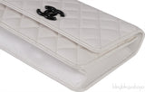 Chanel White Caviar Quilted My Everything WOC Bag
