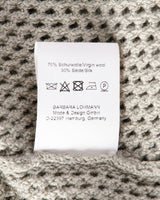 Grey Perforated Cardigan