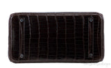 Birkin 35 Nicotine Shiny Croco