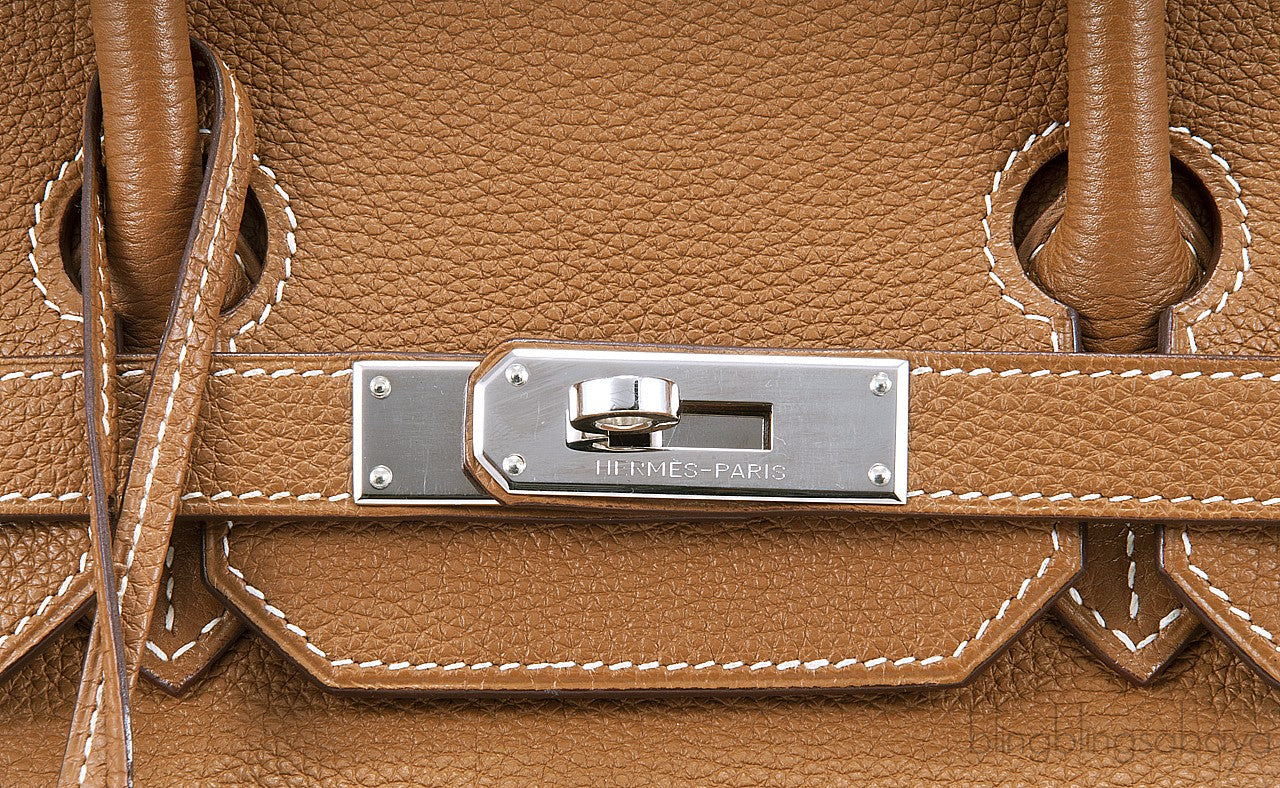 Birkin 35 Gold Togo PHW
