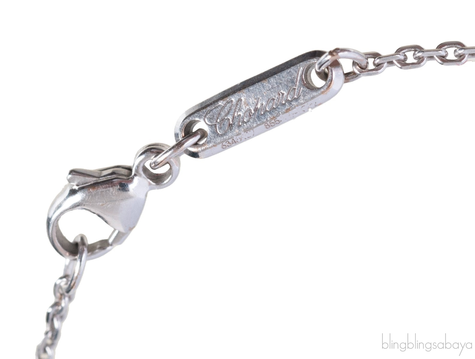 Happy Diamond White Gold Ankle Bracelet