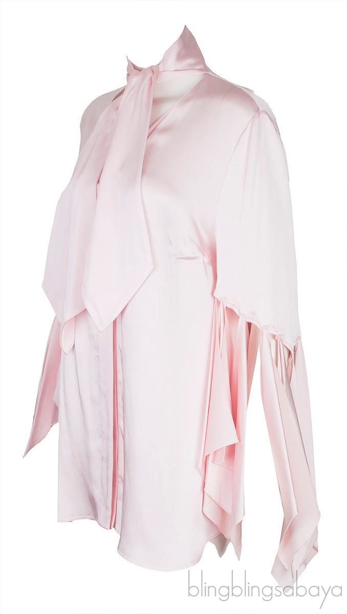 Light Pink Satin Blouse