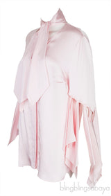 Light Pink Satin Blouse