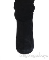 Jimmy Choo Black Suede Knee-high Boots
