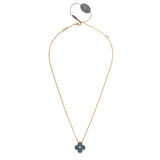 Van Cleef & Arpels Vintage Alhambra Blue Grey Sevres Porcelain Holiday Pendant 2026