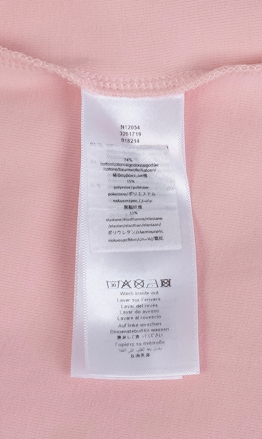Lanvin Pink Leopard Logo Dress