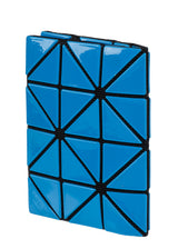 Bao Bao Issey Miyake Blue Geometric Card Holder