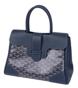 Goyard Blue Saigon Tote Bag