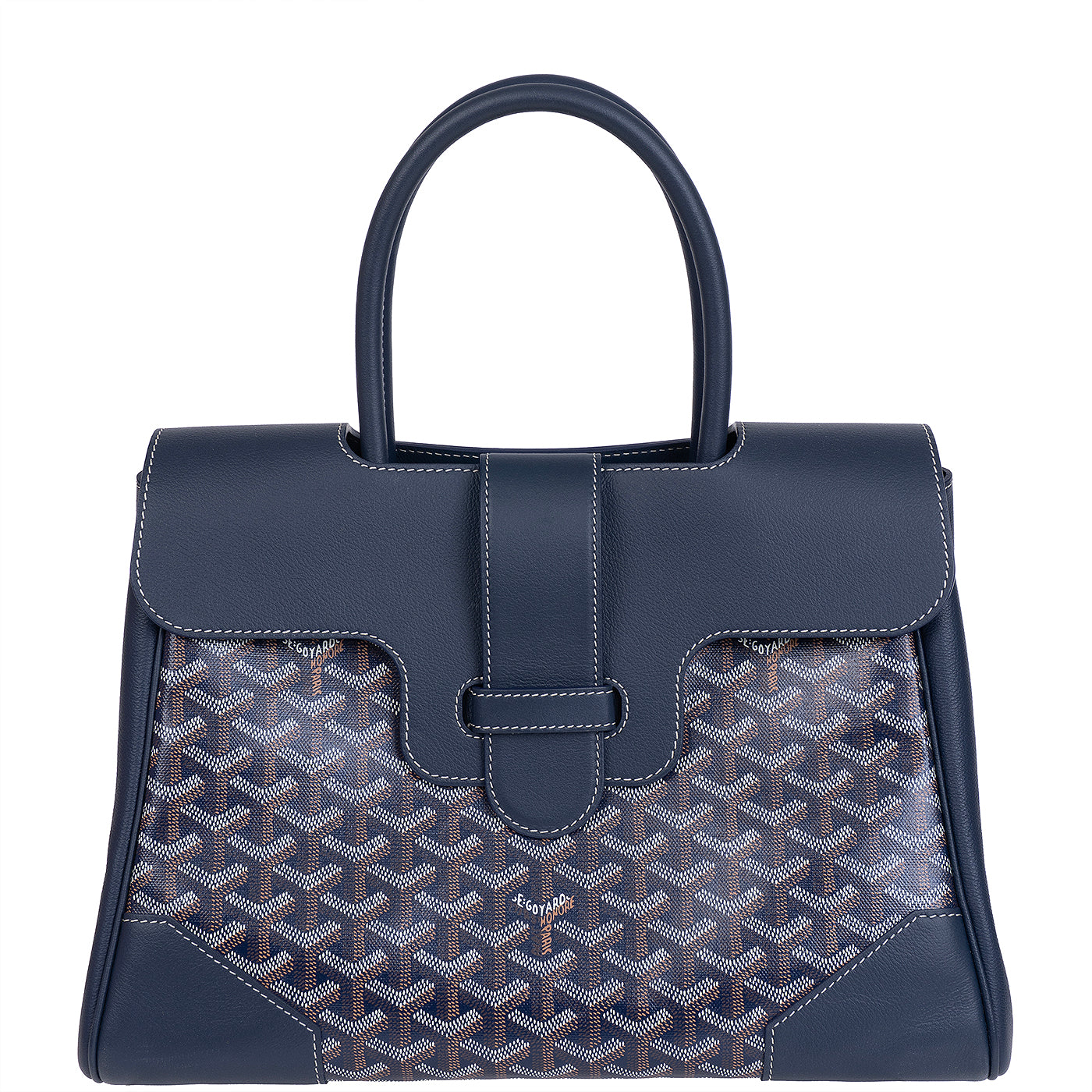 Goyard Blue Saigon Tote Bag