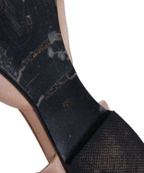 Roger Vivier Nude D'Orsay Satin Flat 39