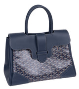 Goyard Blue Saigon Tote Bag
