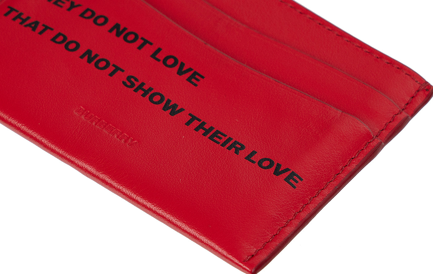 Burberry Red Card Holder