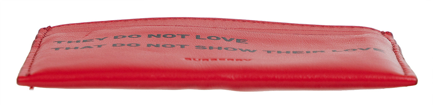 Burberry Red Card Holder