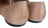 Roger Vivier Nude D'Orsay Satin Flat 39