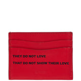 Burberry Red Card Holder