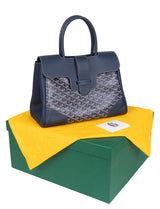 Goyard Blue Saigon Tote Bag