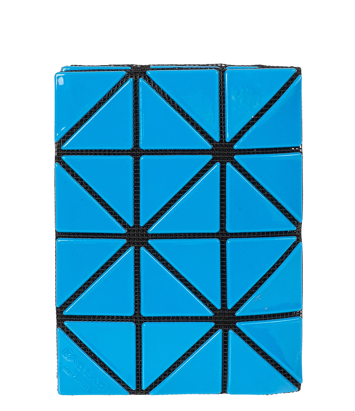 Bao Bao Issey Miyake Blue Geometric Card Holder