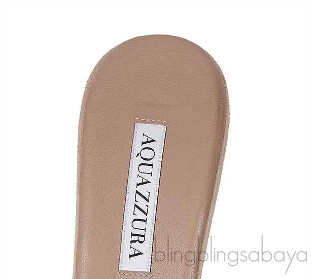 Light Brown Suede Mule