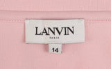 Lanvin Pink Leopard Logo Dress