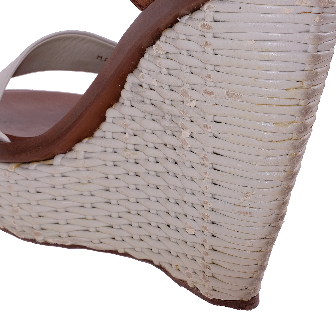 Louis Vuitton Bi-color Leather Wedge Sandals 41