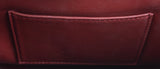 Fendi Mini Peekaboo Burgundy Crocodile Shoulder Bag GHW