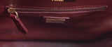 Fendi Mini Peekaboo Burgundy Crocodile Shoulder Bag GHW