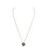 Van Cleef & Arpels Vintage Alhambra Blue Grey Sevres Porcelain Holiday Pendant 2026
