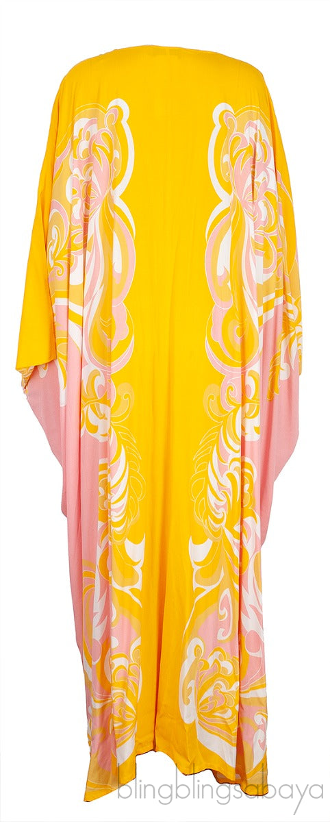 Printed Viscose Kaftan