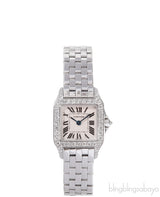 Cartier Panthere 18k White Gold Diamond Watch