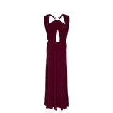 Roberto Cavalli Burgundy Serpent  Maxi Dress S