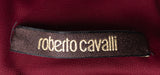 Roberto Cavalli Burgundy Serpent  Maxi Dress S