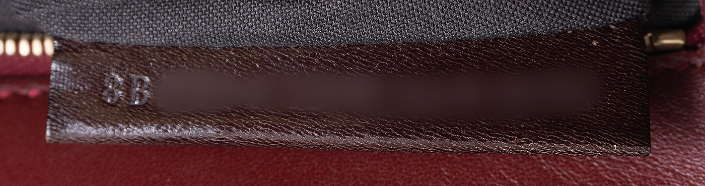 Fendi Mini Peekaboo Burgundy Crocodile Shoulder Bag GHW