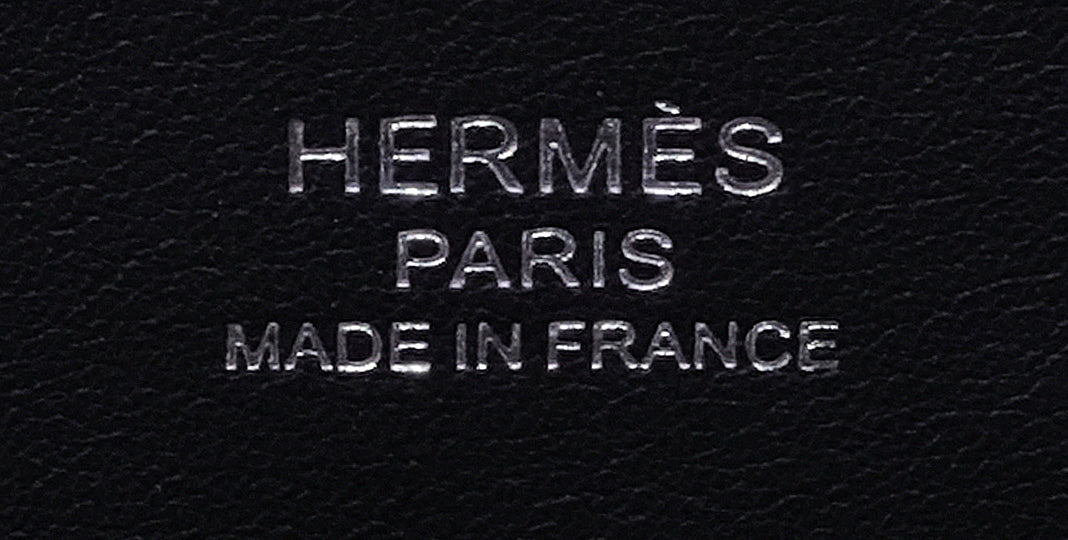 Hermes In-the-Loop 18 Ecru/Black Canvas & Black Swift Leather PHW
