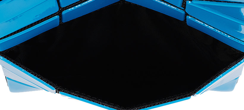 Bao Bao Issey Miyake Blue Geometric Card Holder