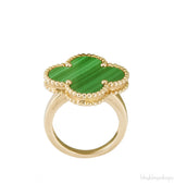 Magic Alhambra Malachite Ring