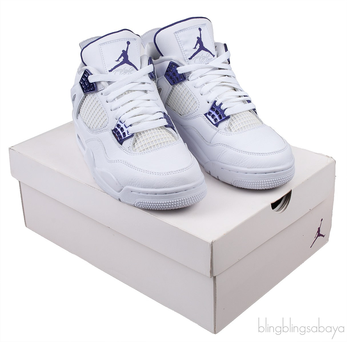 Air Jordan 4 Retro Sneakers Purple