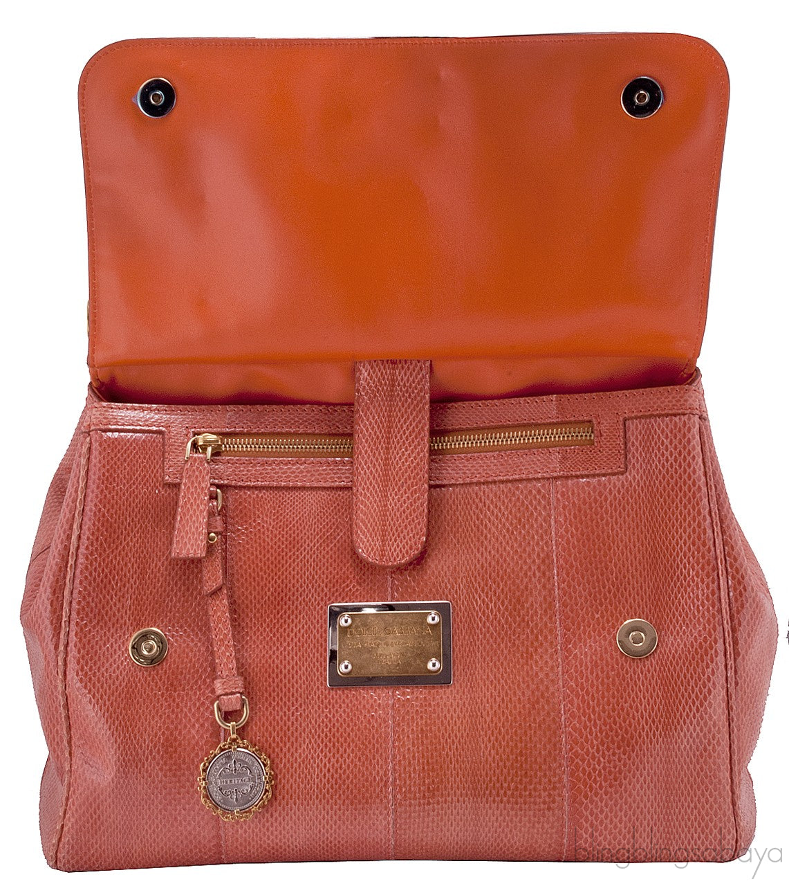 Snakeskin Miss Sicily Orange