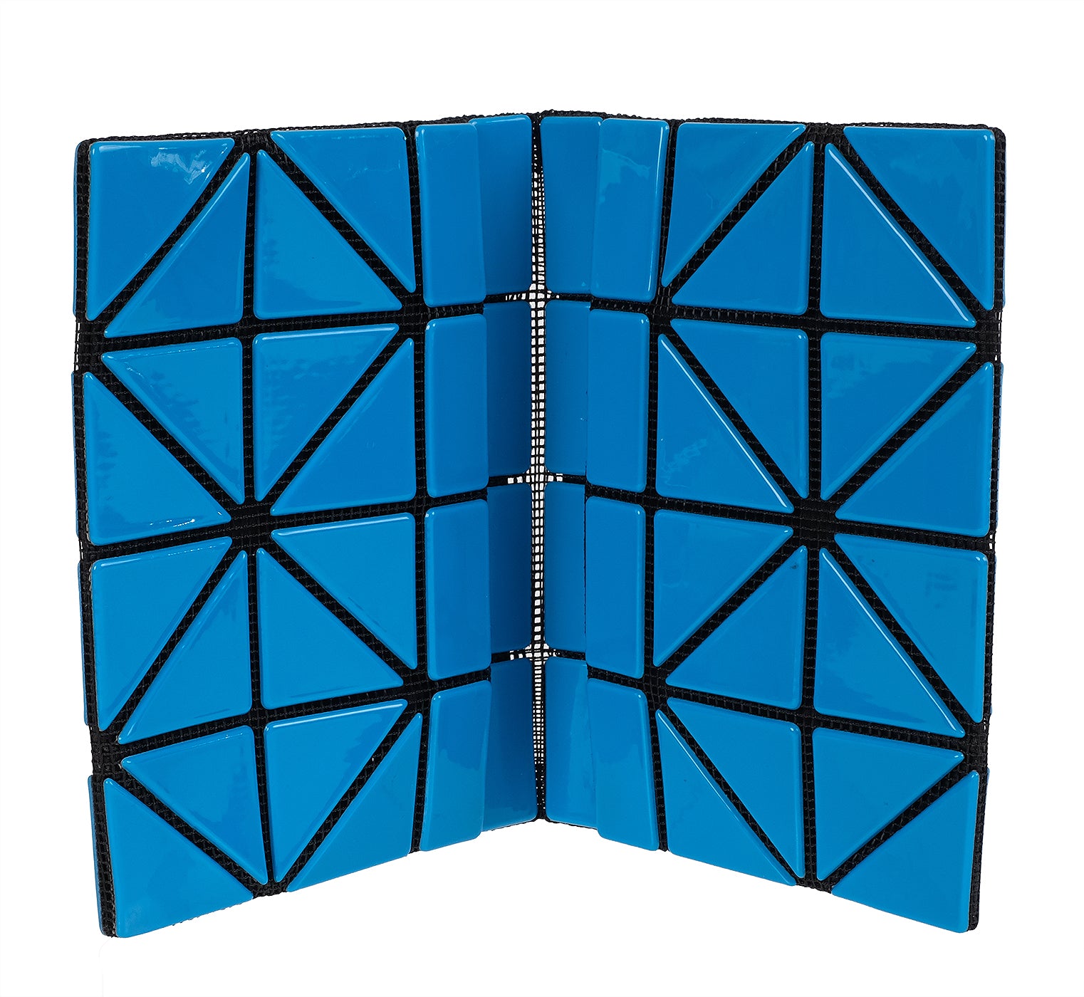 Bao Bao Issey Miyake Blue Geometric Card Holder